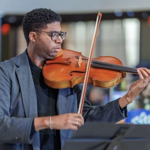 Man playing violin